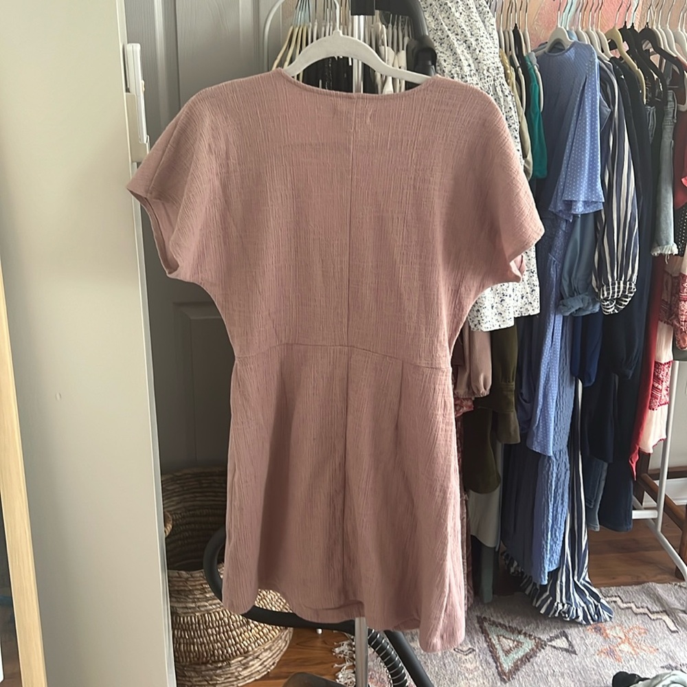 Madewell Size Medium Cross Front Flutter Sleeve M… - image 3